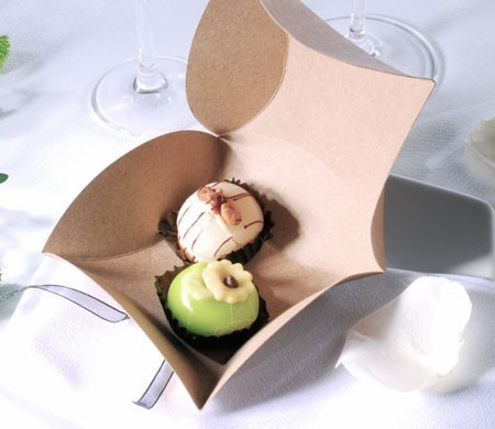 Caja en kraft para detalle de una boda