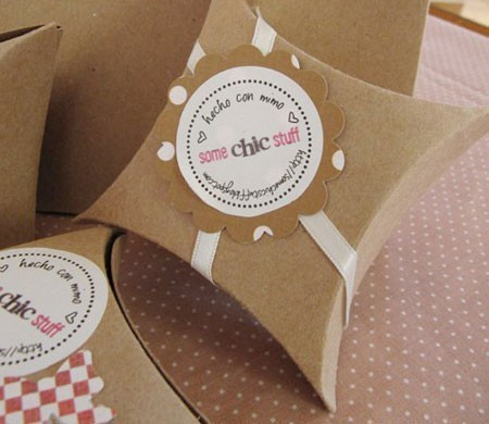 Caja Regalo en Kraft para Tiendas
