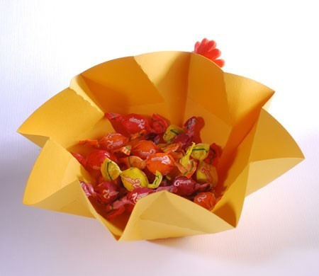 Original Caja Redonda en Forma de Flor