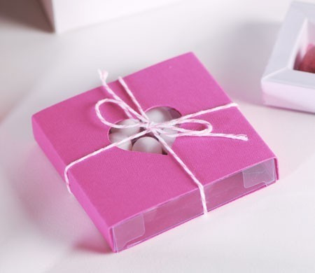 Caja rosa con corazón