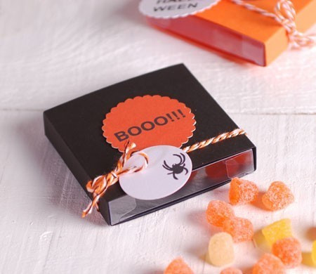 Caja araña para Halloween