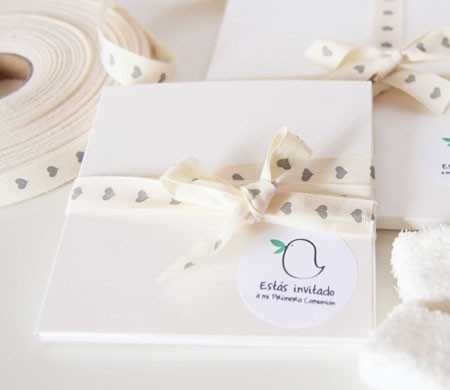 Caja Invitación para Bautizos y Eventos