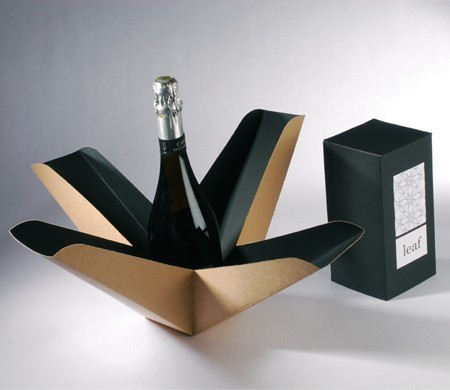 Elegante Caja para Botella en Dos Colores Elegante Caja para Botella en Dos Colores