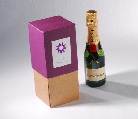 Caja Regalo para Botellas en Dos Colores