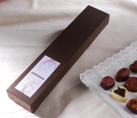 Cajita plana para chocolates