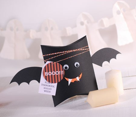 Caja Halloween murciélago