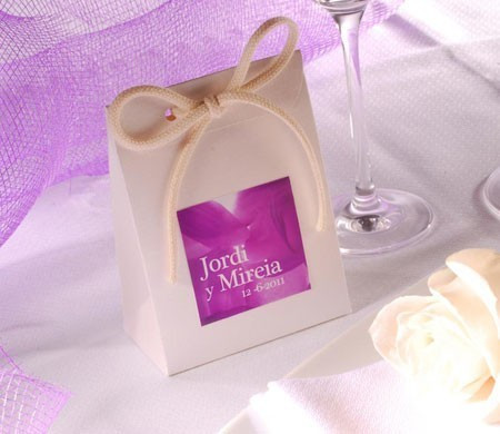 Bolsa de Cartón para Detalles de Boda