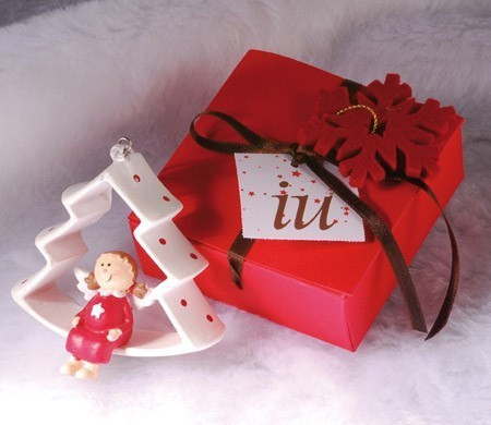 Cajita para Regalo Pequeño de Navidad