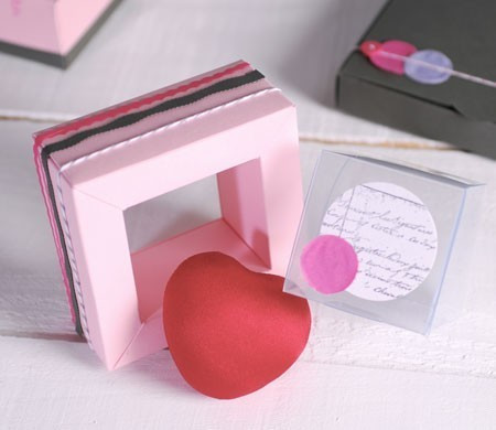 Cajita Rosa para Invitaciones