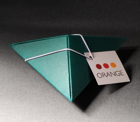 Caja triangular para...