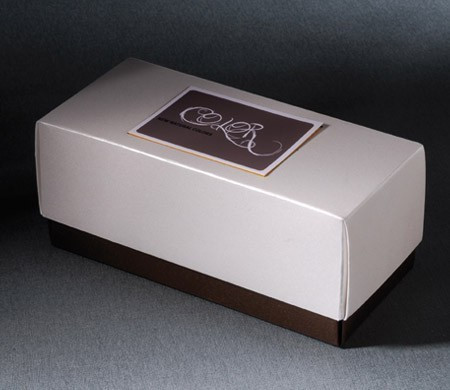 Caja bicolor para regalo