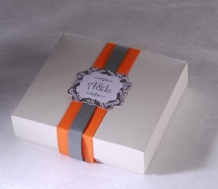 Caja Cuadrada Invitaciones de Boda
