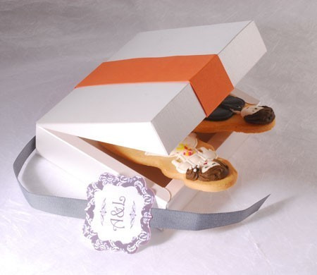 Caja Cuadrada Invitaciones de Boda