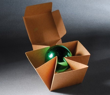 Caja automontable para regalos de Navidad