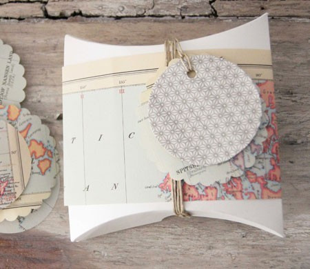 Cajita con decoración vintage