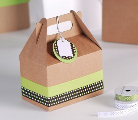 Cajita de Picnic con Decoración de Topos