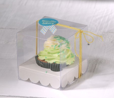 Cajita Transparente para Cupcake Cajita Transparente para Cupcake