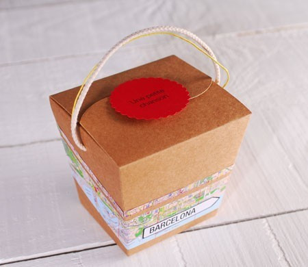 Caja de Fideos Take Away para Regalo