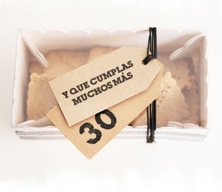 Caja para regalar galletas