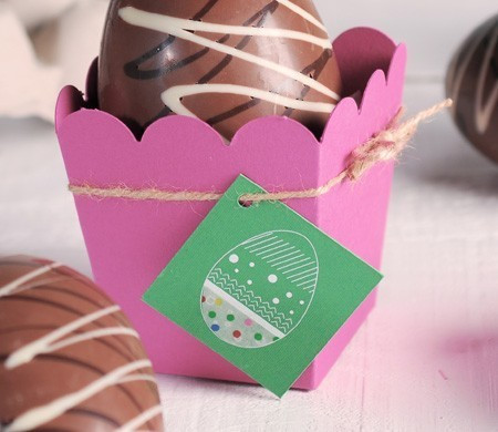 Caja de Palomitas para Pascua