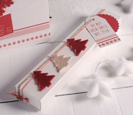 Caja alargada para Navidad