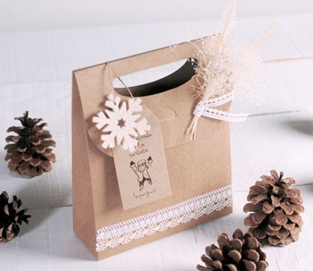 Caja Regalo en Forma de Bolsa