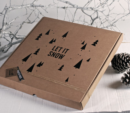Caja de Pizzas con Vinilo Decorativo