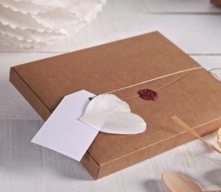 Caja para bodas decorada...
