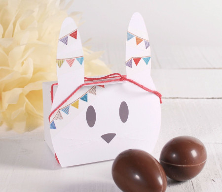 Simpática Caja Conejo para Pascua