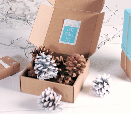 Caja de Envíos para Regalos de Navidad
