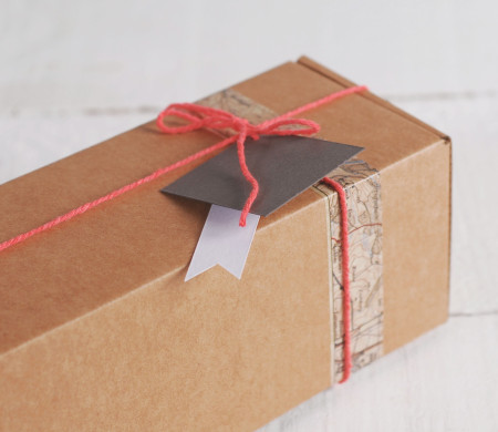 Idea Decorativa para una Caja de Envíos