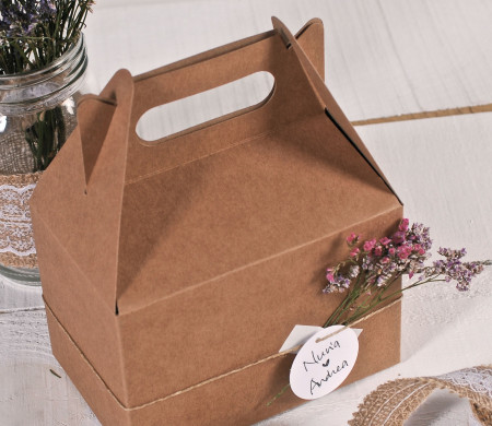Caja de Picnic Decorada para Bodas o Fiestas