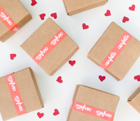 Cajita de bodas para confeti