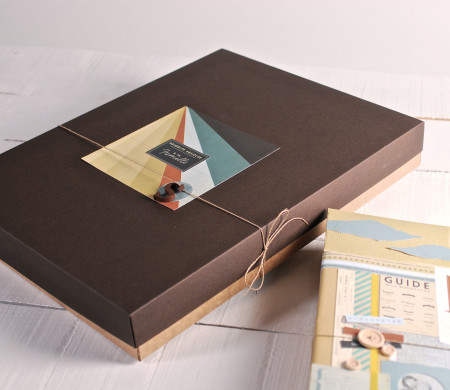 Caja para álbumes de fotos...