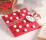 Caja para Invitaciones con Decoración Navideña