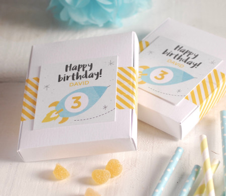 Caja para cumpleaños