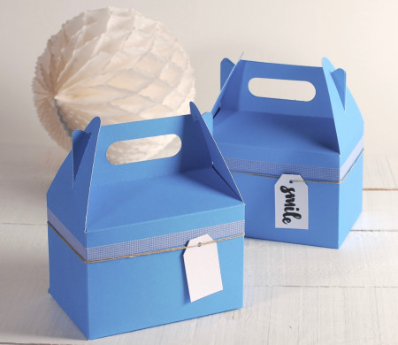 Caja Picnic Azul a Cuadros