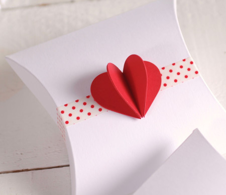 Cajita con Corazón 3D para Pequeños Detalles