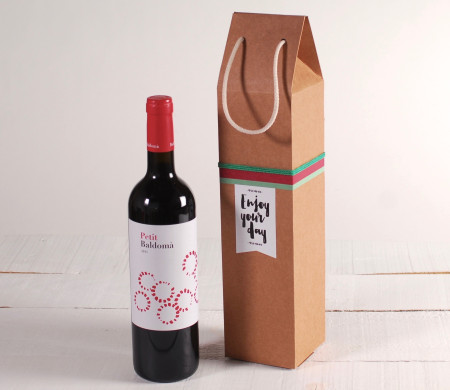Caja para Vino con Asa ¡Regala una Botella con esta Caja! 