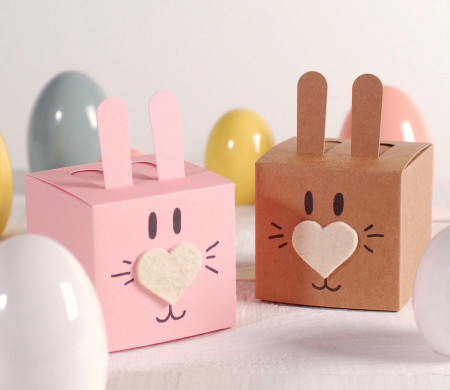 Caja Cuadrada con forma de Conejito ¡Qué Original! Caja Cuadrada con forma de Conejito ¡Qué Original!