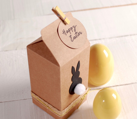 Original Cajita Tipo Tetrabrik para Pascua
