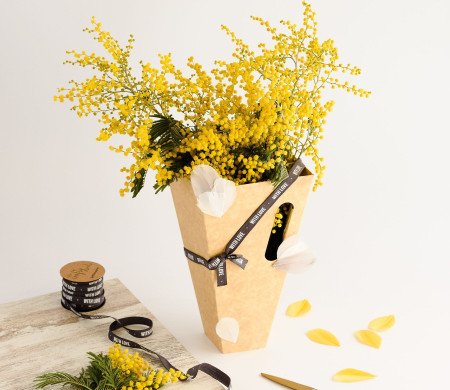 Caja para flores romántica