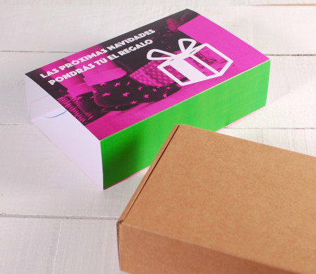 Caja para envíos con faja...