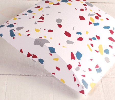 Caja de regalo grande con terrazzo