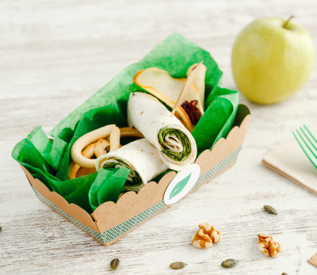 Caja take away alargada