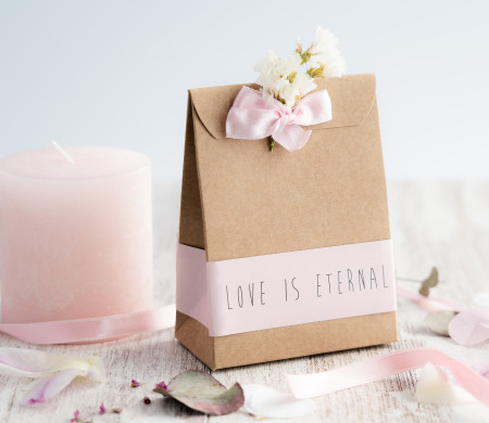 Cajita alta para regalos