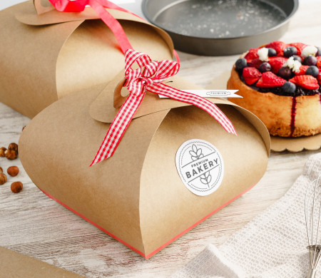 Caja cerrada para tartas