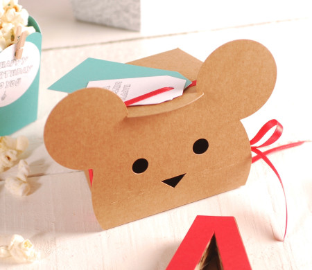 Caja ratoncito decorada