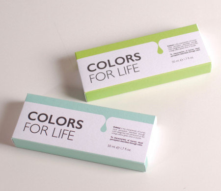 Caja colorida con múltiples usos