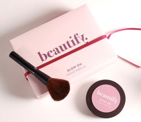 Packaging rosa para productos en polvo